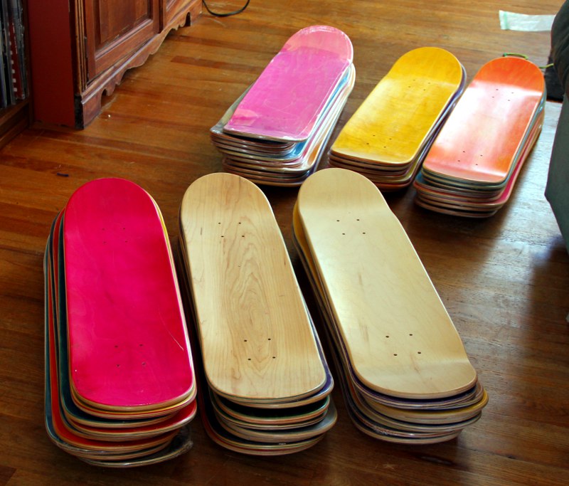 Pile Of Skateboards