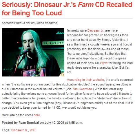 dinosaur jr is too loud booooooo