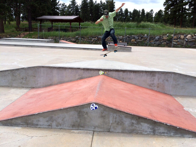 funnest obstacle ever evergreen skatepark