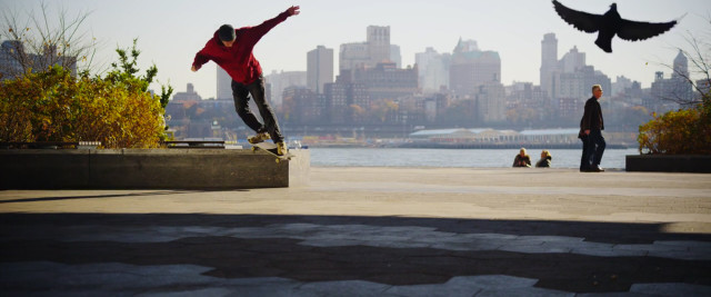 pj ladd back smith kickflip out new york city