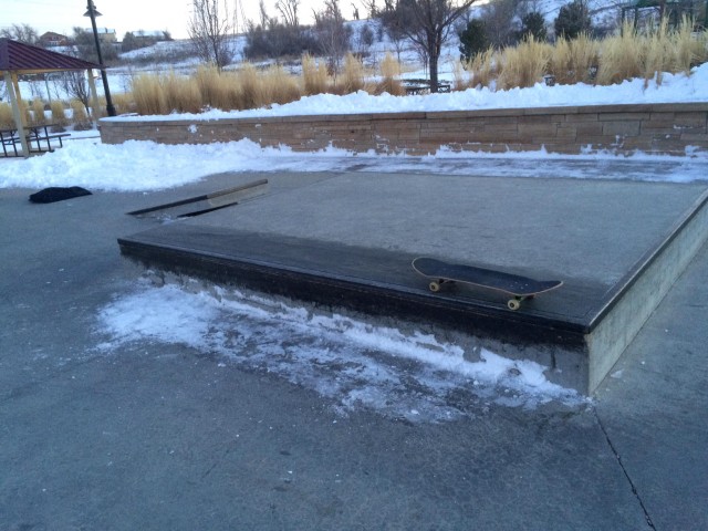 arvada skatepark ice ledge