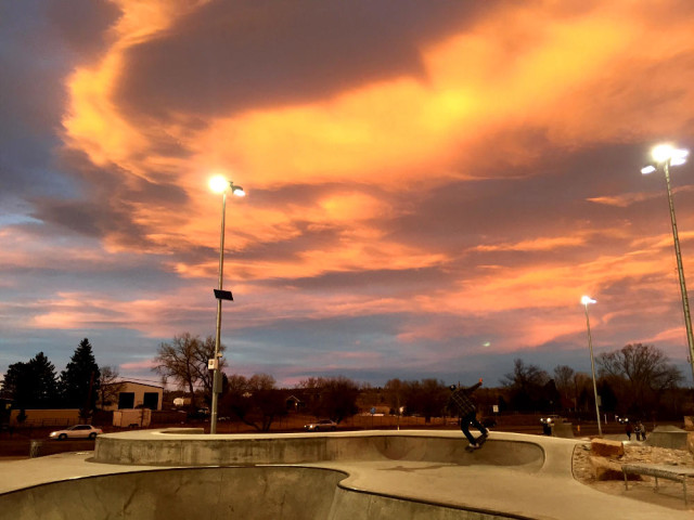 Arvada skatepark sunset smith