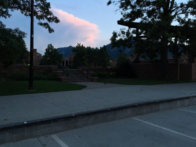 campus ledge boulder